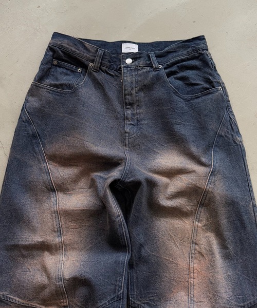 ander hunk クラックデザインカーブデニム ANDER HUNK ジーンズ Crack Design Curve Denim / クラック