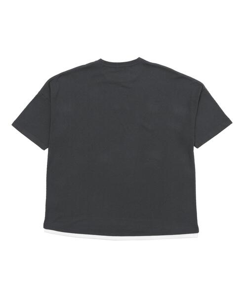 BROWNY(ブラウニー)の「BROWNY/フクレジャガードフェイクレイヤードT(Tシャツ/カットソー・メンズ・グリーン系その他/チャコールグレー・MEDIUM/LARGE)」の5枚目の写真