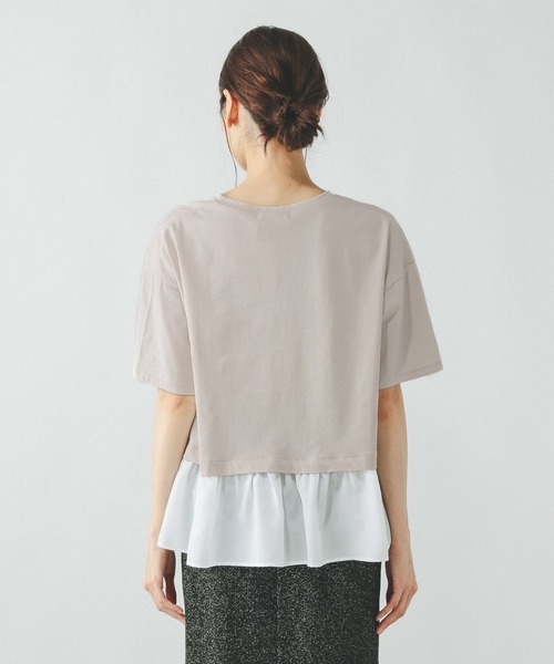 GLOBAL WORK(グローバルワーク)の「快適ドッキングプルオーバー/289380(Tシャツ/カットソー・レディース・ベージュ系その他/ブルー系その他3/ブラック系その他・MEDIUM/LARGE)」の18枚目の写真