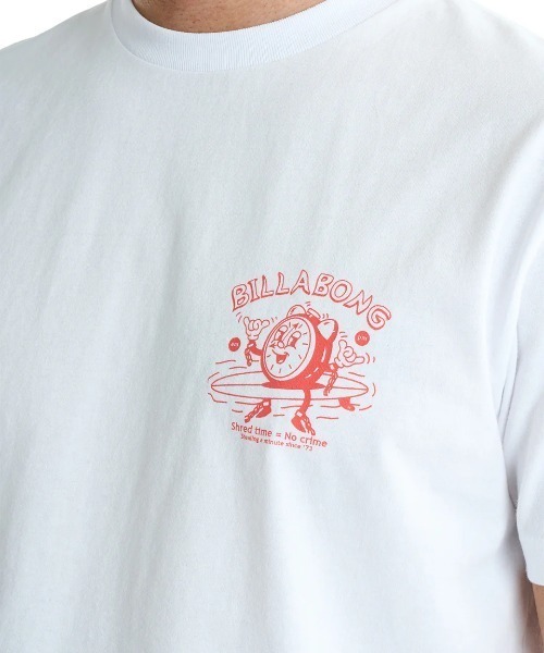 BILLABONG(ビラボン)の「BILLABONG メンズ TIME Tシャツ 【2025年夏モデル】/ビラボンバックプリント半袖Tシャツ(Tシャツ/カットソー・メンズ・ホワイト/ターコイズブルー/アイボリー・MEDIUM/LARGE/X-LARGE)」の6枚目の写真