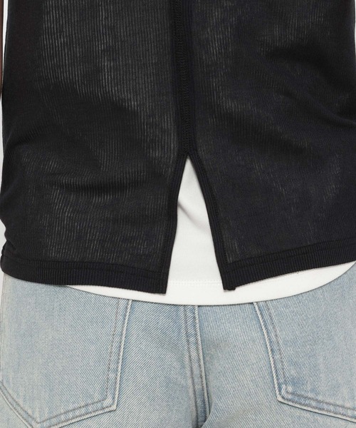 LOWRYS FARM（ローリーズファーム）の「タンクレイヤードＳＥＴＴシャツ　323074（Tシャツ/カットソー・レディース・ブラウン/イエロー/ブラック・FREE）」の8枚目の写真