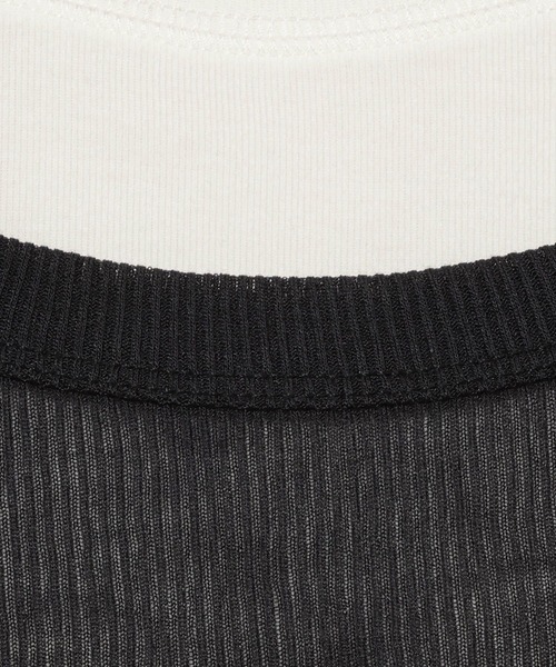 LOWRYS FARM（ローリーズファーム）の「タンクレイヤードＳＥＴＴシャツ　323074（Tシャツ/カットソー・レディース・ブラウン/イエロー/ブラック・FREE）」の16枚目の写真