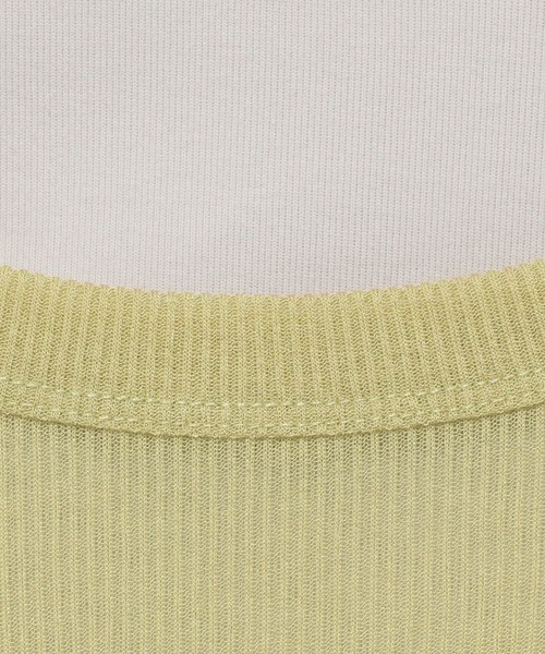 LOWRYS FARM（ローリーズファーム）の「タンクレイヤードＳＥＴＴシャツ　323074（Tシャツ/カットソー・レディース・ブラウン/イエロー/ブラック・FREE）」の18枚目の写真