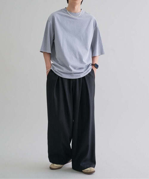 epnok(エプノック)の「スノーウォッシュルーズ半袖Tee(Tシャツ/カットソー・メンズ・ブラック/サックスブルー・SMALL/MEDIUM/LARGE)」の19枚目の写真
