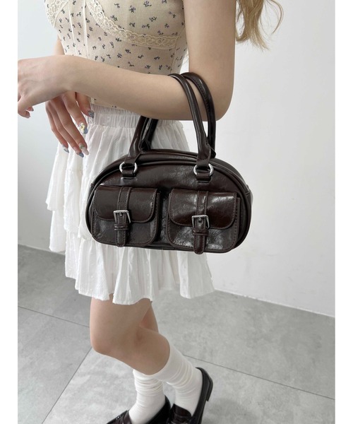 PHILLY（フィリー）の「【PHILLY】ベルトポケット2WAYショルダー（ショルダーバッグ・レディース・ブラック/ブラウン・FREE）」の9枚目の写真