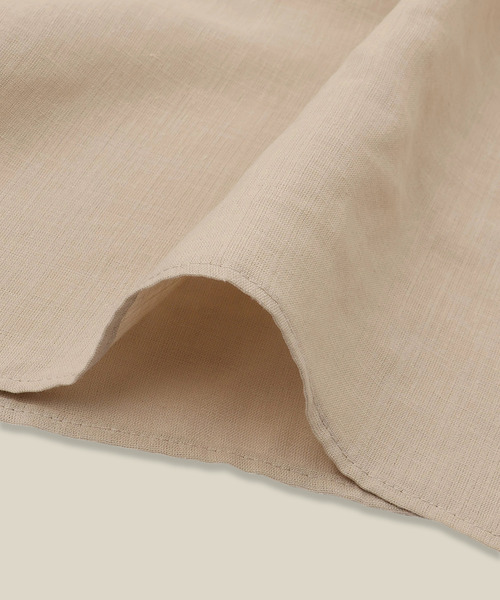 ROPE'(ロペ)の「【WEB・一部店舗限定】フロントオープンシャツワンピース/洗える(ワンピース・レディース・チャコールグレー/ベージュ・FREE)」の5枚目の写真