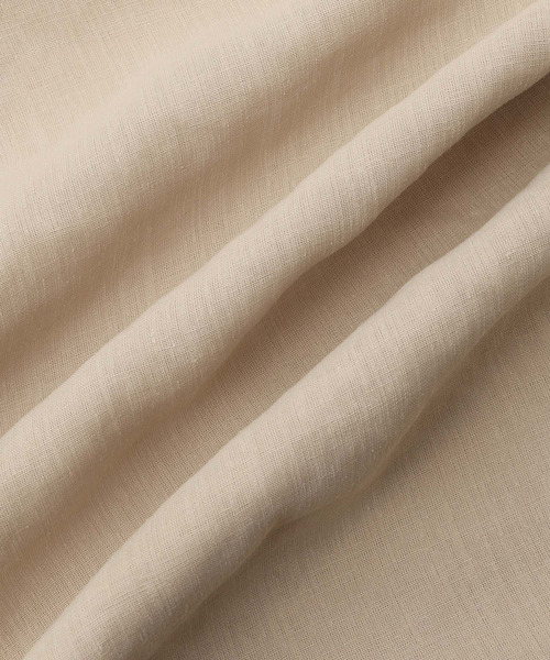 ROPE'(ロペ)の「【WEB・一部店舗限定】フロントオープンシャツワンピース/洗える(ワンピース・レディース・チャコールグレー/ベージュ・FREE)」の4枚目の写真