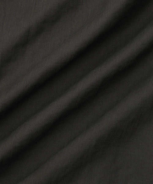 ROPE'(ロペ)の「【WEB・一部店舗限定】フロントオープンシャツワンピース/洗える(ワンピース・レディース・チャコールグレー/ベージュ・FREE)」の3枚目の写真