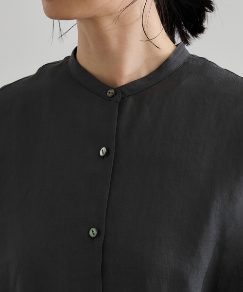 ROPE'(ロペ)の「【WEB・一部店舗限定】フロントオープンシャツワンピース/洗える(ワンピース・レディース・チャコールグレー/ベージュ・FREE)」の22枚目の写真
