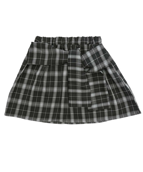Bee des Bee(ビーデスビー)の「チェックシャツ風スカート(スカート・キッズ・ピンク/ブラック/パープル・150cm/140cm/120cm/110cm/130cm/100cm)」の4枚目の写真