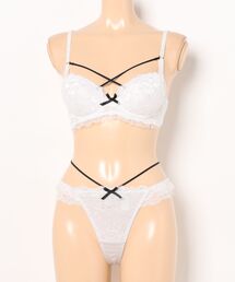 Absorle（アブソール）の「コケティッシュコード　ブラ&Tバックセット（ブラ&ショーツ）」