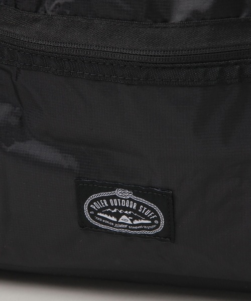POLeR（ポーラー）の「【POLeR/ポーラー】ポケッタブル2WAYナイロンナップサック（エコバッグ/サブバッグ・メンズ・ブラック・FREE）」の13枚目の写真