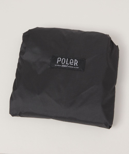 POLeR（ポーラー）の「【POLeR/ポーラー】ポケッタブル2WAYナイロンナップサック（エコバッグ/サブバッグ・メンズ・ブラック・FREE）」の18枚目の写真