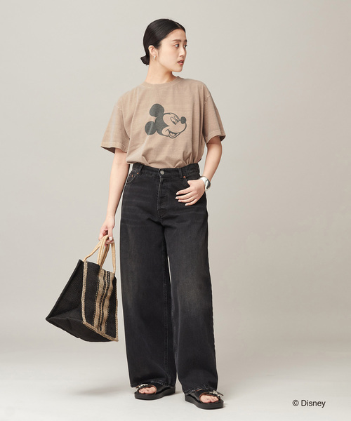 journal standard L'essage(ジャーナルスタンダードレサージュ)の「《追加3》【MICKEY】ピグメントTシャツ(Tシャツ/カットソー・レディース・ベージュ/ブラウン/ホワイト・FREE)」の18枚目の写真
