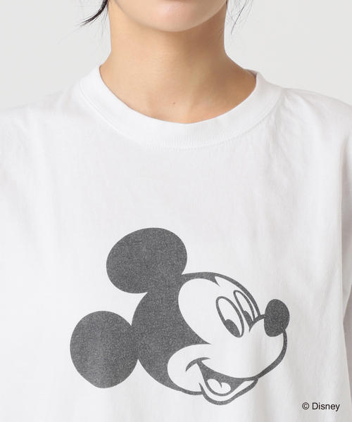 追加3》【MICKEY】ピグメントTシャツ（Tシャツ/カットソー