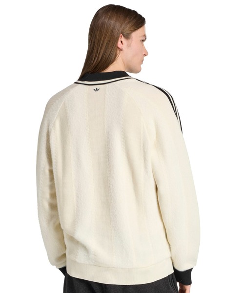 80’s adidas アディダスベージュ ニットセーター 80's adidas ベージュ ニットセーター