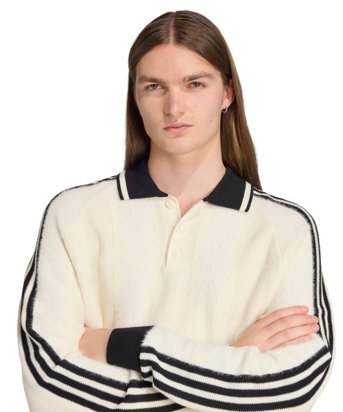 adidas PREMIUM KNITTED JERSEY クリームホワイト M adidas PREMIUM KNITTED JERSEY クリームホワイト M - メルカリ