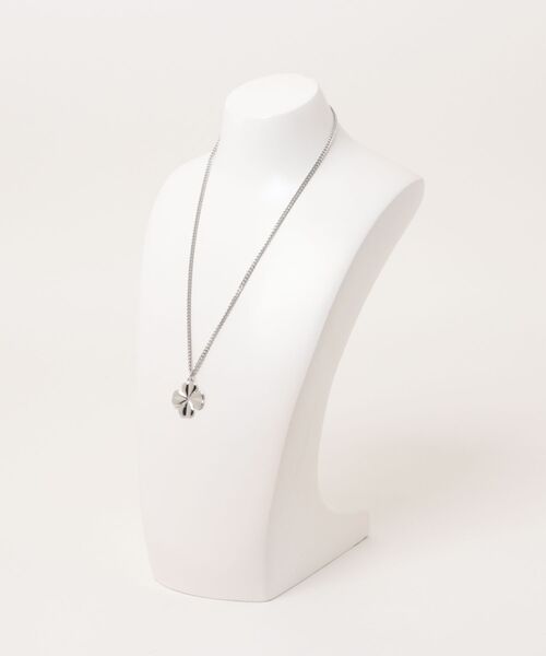 セール】シルバーチェーンネックレス/クローバー（ネックレス