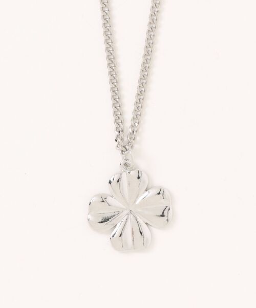 シルバー クローバーネックレス ジルバイジルスチュアート JILL by JILLSTUART Cubic 大粒クローバー