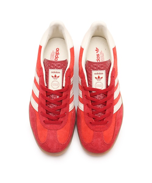 adidas(アディダス)の「adidas GAZELLE INDOOR W / アディダス ガゼル インドア W(スニーカー・レディース・レッド・23.0cm/24.0cm/22.5cm/23.5cm/24.5cm/25.0cm)」の2枚目の写真