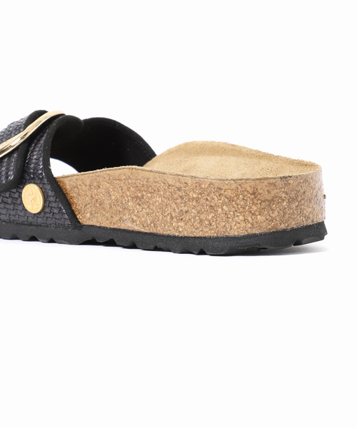 plage(プラージュ)の「BIRKENSTOCK / ビルケンシュトック MADRID BIG BUCKLE RAFFIA サンダル(サンダル・レディース・ブラック・35/36/37/38)」の7枚目の写真