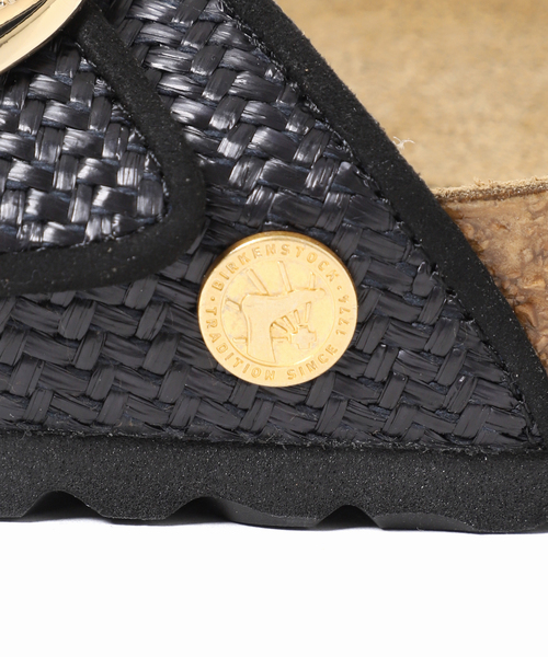 plage(プラージュ)の「BIRKENSTOCK / ビルケンシュトック MADRID BIG BUCKLE RAFFIA サンダル(サンダル・レディース・ブラック・35/36/37/38)」の10枚目の写真