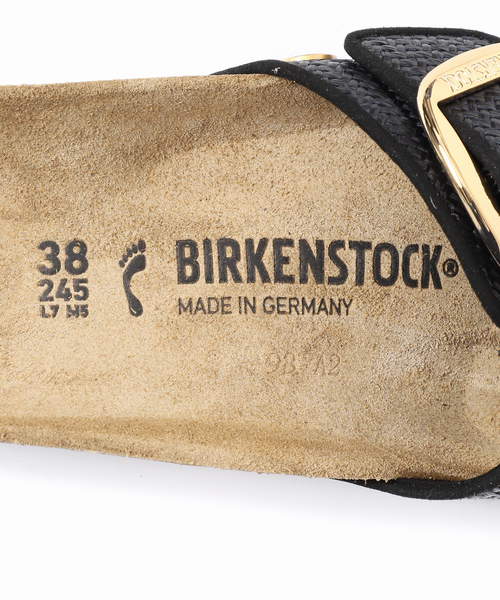 plage(プラージュ)の「BIRKENSTOCK / ビルケンシュトック MADRID BIG BUCKLE RAFFIA サンダル(サンダル・レディース・ブラック・35/36/37/38)」の11枚目の写真