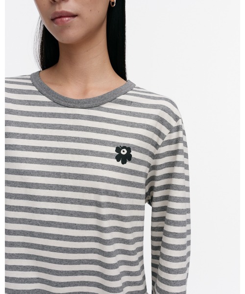 セール】【kioski】Tasaraita Unikko / jersey t-shirt（Tシャツ