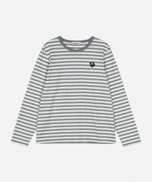 tシャツ 「kioski」Tasaraita Unikko / jersey t-shirt レディース メンズ Tasaraita Unikko Kioski jersey shirt | Marimekko