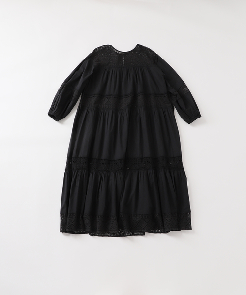 Spick & Span スピックアンドスパン HYU レースギャザーワンピース 新品 Spick & Span スピックアンドスパン HYU レースギャザー