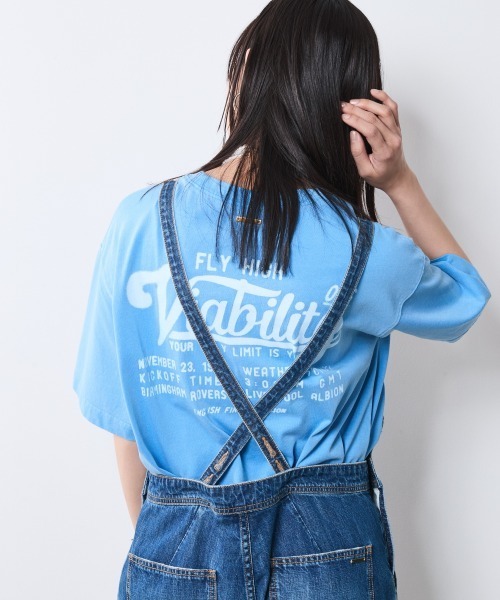 CHIC STYLE(シックスタイル)の「綿100%デニムオーバーオール<大きいサイズ有>シックスタイル(サロペット/オーバーオール・レディース・ブルー系/ブラック系・M/L/LL/3L/4L/5L)」の22枚目の写真