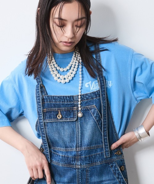 CHIC STYLE(シックスタイル)の「綿100%デニムオーバーオール<大きいサイズ有>シックスタイル(サロペット/オーバーオール・レディース・ブルー系/ブラック系・M/L/LL/3L/4L/5L)」の20枚目の写真