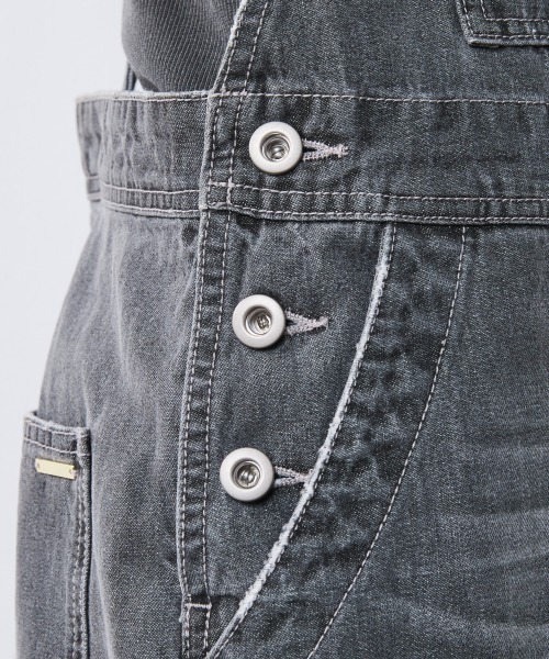 CHIC STYLE(シックスタイル)の「綿100%デニムオーバーオール<大きいサイズ有>シックスタイル(サロペット/オーバーオール・レディース・ブルー系/ブラック系・M/L/LL/3L/4L/5L)」の18枚目の写真