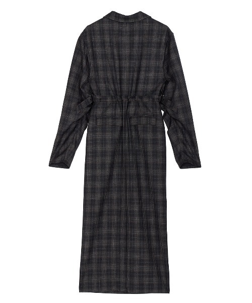 ワンピース AMERI bks552-555-551 WAIST CROSS CHECK DRESS（ワンピース）｜Ameri（アメリ）の