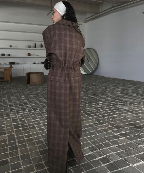 【新品タグ付】AMERI WAIST CROSS CHECK DRESS WAIST CROSS CHECK DRESS（ワンピース）｜Ameri（アメリ）の