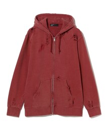 International Gallery BEAMS | クラッシュ ジップアップ フーディ(スウェット)
