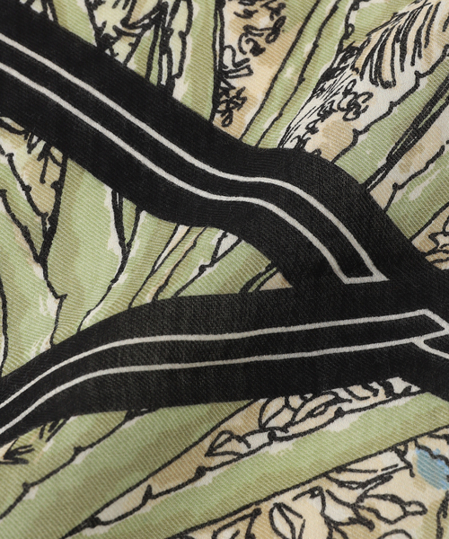 La TOTALITE（ラトータリテ）の「manipuri/マニプリ コットンシルクストール(サキュレントガーデン)（ストール/ショール・レディース・ブルー系その他・FREE）」の6枚目の写真