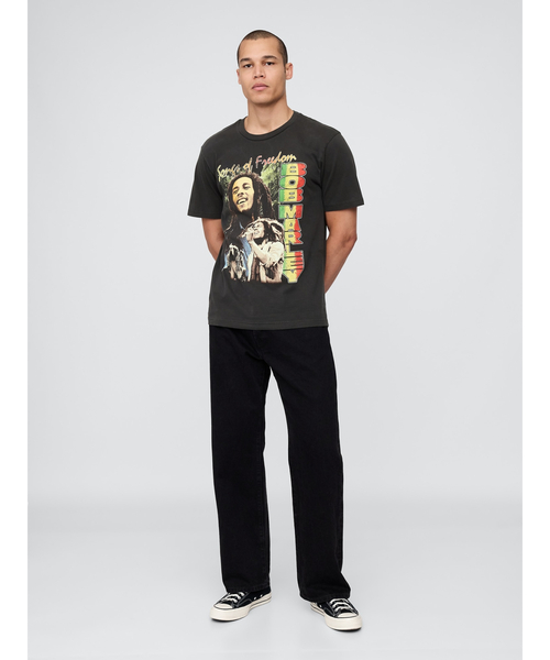ボブマーリー ○ボブ・マーリー リラックス グラフィックTシャツ/BOB MARLEY