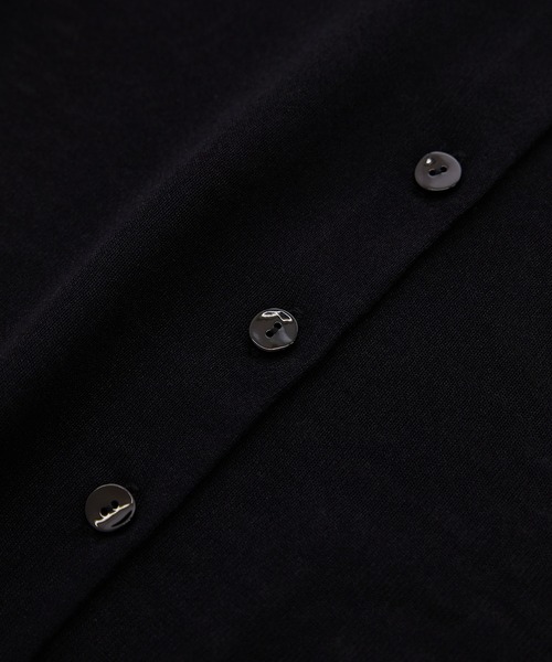 ROPE'（ロペ）の「【洗える】LEVITAクルーネックシアーカーディガン（カーディガン/ボレロ・レディース・ベージュ系その他/ブラック・FREE）」の11枚目の写真