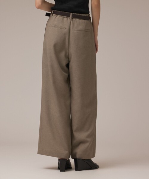 GRACE CONTINENTAL（グレースコンチネンタル）の「カラミタックワイドパンツ（その他パンツ・レディース・カーキ/ベージュ・38/36）」の13枚目の写真