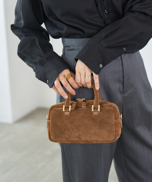 IENA★マニュエルミラノBOSTON MINI ミニボストンバッグ IENA｜Manuel MILANO/マニュエルミラノ BOSTON MINI ミニ