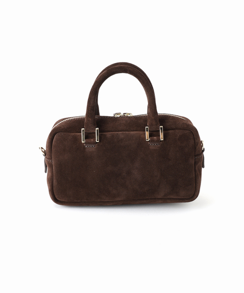 IENA（イエナ）の「Manuel MILANO/マニュエルミラノ BOSTON MINI ミニボストンバッグ（ボストンバッグ・レディース・ブラウン/キャメル・FREE）」の3枚目の写真