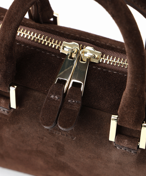 IENA（イエナ）の「Manuel MILANO/マニュエルミラノ BOSTON MINI ミニボストンバッグ（ボストンバッグ・レディース・ブラウン/キャメル・FREE）」の6枚目の写真