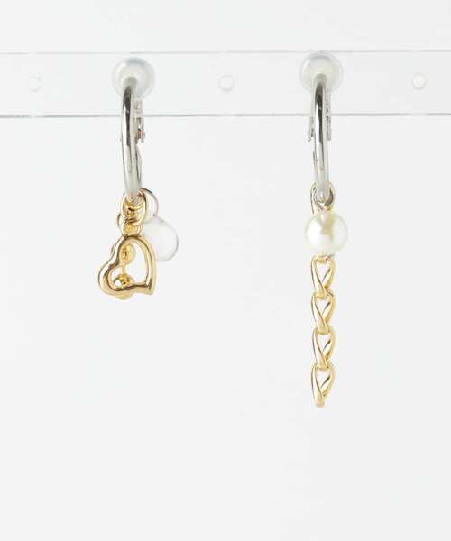 SMELLY（スメリー）の「モチーフミックスフープイヤリング（イヤリング・レディース・シルバー系その他・-）」の7枚目の写真