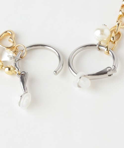 SMELLY（スメリー）の「モチーフミックスフープイヤリング（イヤリング・レディース・シルバー系その他・-）」の8枚目の写真