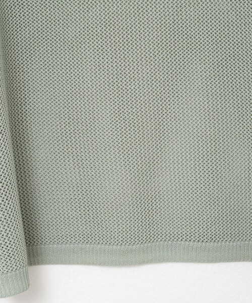 NOLLEY’S(ノーリーズ)の「《手洗い可能》ドライメッシュショートプルオーバーニット(ニット/セーター・レディース・ミント/ボルドー/ブラック・FREE)」の14枚目の写真