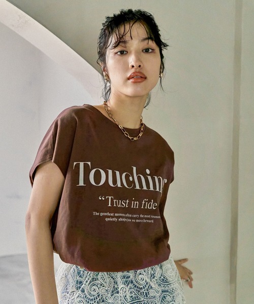 セール】カラーロゴワイドフレンチT 574901（Tシャツ/カットソー