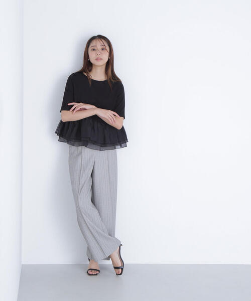NATURAL BEAUTY BASIC　カットソー 楽天市場】【SALE／50%OFF】プリーツスリーブカットソー NATURAL