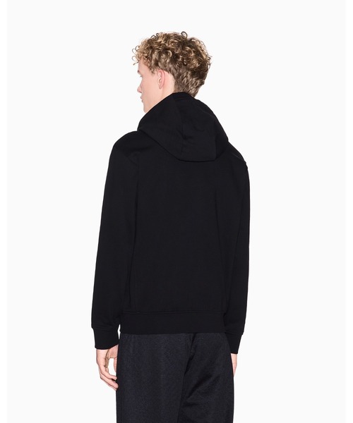 A|X アルマーニ エクスチェンジ】AXロゴ ジップアップフーデッド