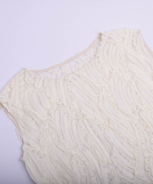 La-gemme(ラジェム)の「刺繍レースシアートップス(その他トップス・レディース・ブラック/ベージュ・フリー)」の18枚目の写真